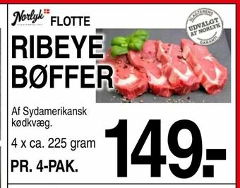 ABC Lavpris Ribeye bøffer tilbud