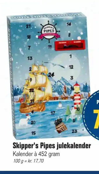 Otto Duborg Skipper's Pipes julekalender tilbud