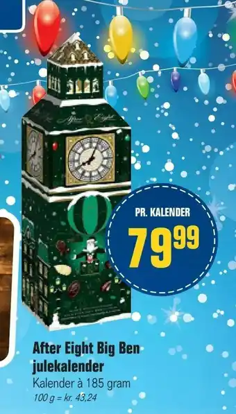 Otto Duborg After Eight Big Ben julekalender tilbud