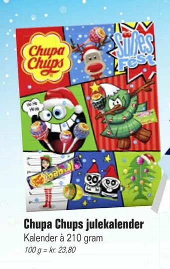 Otto Duborg Chupa Chups julekalender tilbud