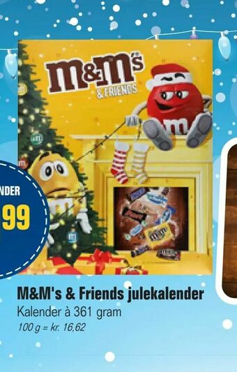 Otto Duborg M&M's & Friends julekalender tilbud