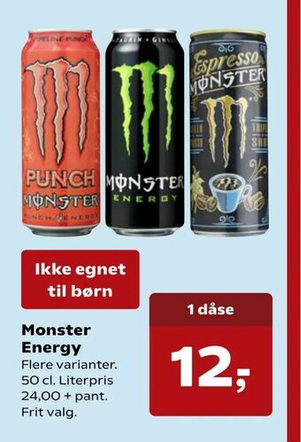 SuperBrugsen Monster Energy tilbud