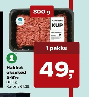 SuperBrugsen Hakket oksekød 5-8% tilbud
