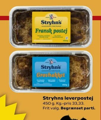 SuperBrugsen Stryhns leverpostej tilbud