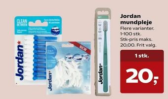 SuperBrugsen Jordan mundpleje tilbud
