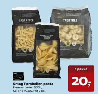 SuperBrugsen Smag Forskellen pasta tilbud
