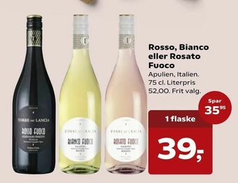 SuperBrugsen Rosso, Bianco eller Rosato Fuoco tilbud