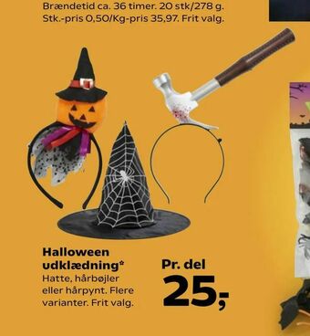 Halloween udklædning