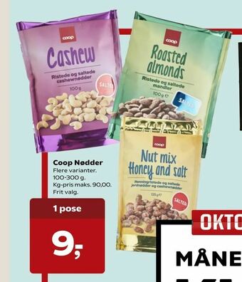 SuperBrugsen Coop Nødder tilbud