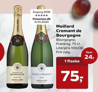 SuperBrugsen Moillard Cremant de Bourgogne tilbud