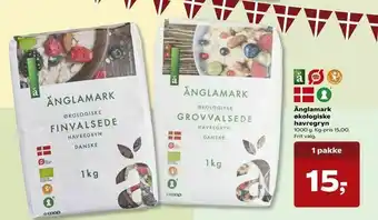 Dagli'Brugsen Änglamark økologiske havregryn tilbud