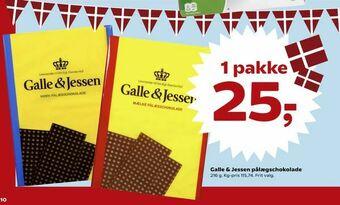 Dagli'Brugsen Galle & Jessen pålægschokolade tilbud