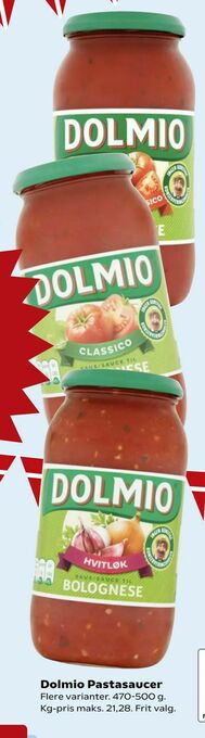 Dagli'Brugsen Dolmio Pastasaucer tilbud