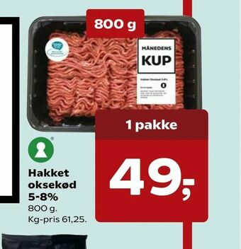 Dagli'Brugsen Hakket oksekød 5-8% tilbud