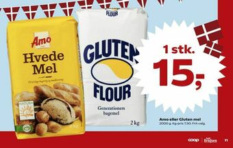 Dagli'Brugsen Amo eller Gluten mel tilbud