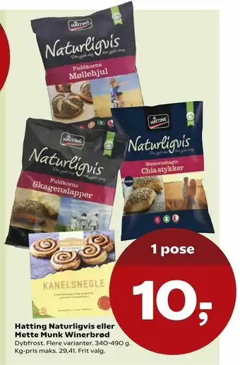 Kvickly Hatting Naturligvis eller Mette Munk Winerbrød tilbud