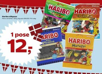 Dagli'Brugsen Haribo slikpose tilbud