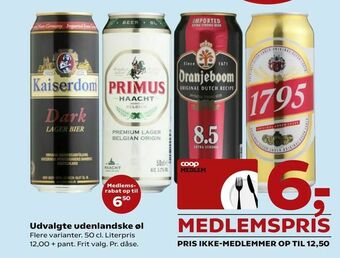 Kvickly Udvalgte udenlandske øl tilbud