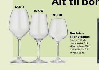 Kvickly Portvin eller vinglas tilbud