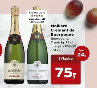 Kvickly Moillard Cremant de Bourgogne tilbud