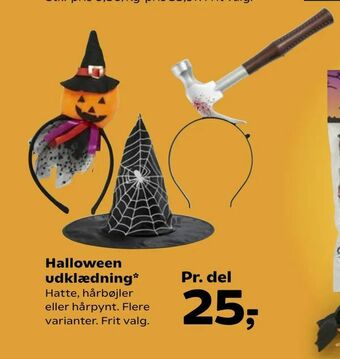 Kvickly Halloween udklædning tilbud