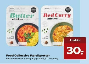 Kvickly Food Collective Færdigretter tilbud