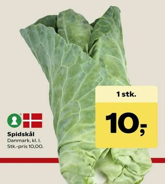 Kvickly Spidskål tilbud