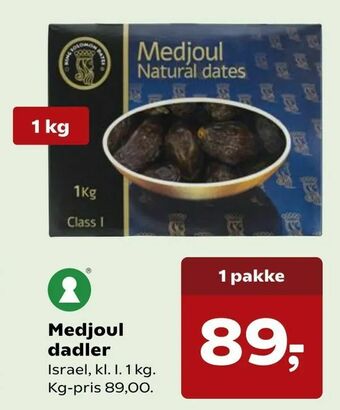 Kvickly Medjoul dadler tilbud