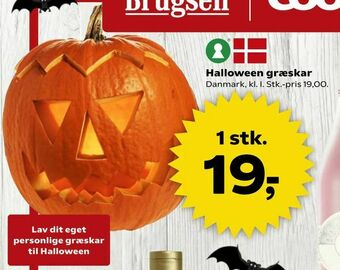 Kvickly Halloween græskar tilbud