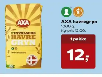 Kvickly AXA havregryn tilbud