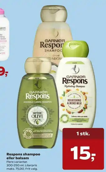 Respons shampoo eller balsam
