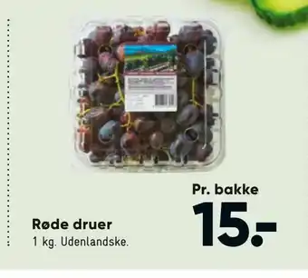 Bilka Røde druer tilbud