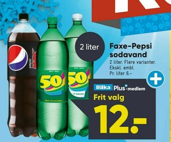 Bilka Faxe-Pepsi sodavand tilbud