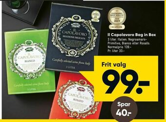 Bilka Il Capolavoro Bag in Box tilbud