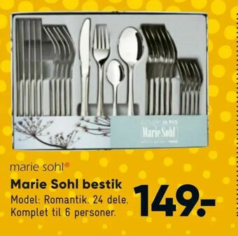 Bilka Marie Sohl bestik tilbud