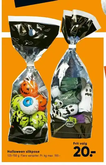 Bilka Halloween slikpose tilbud
