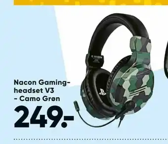 Nacon Gaming headset V3 - Camo Grøn
