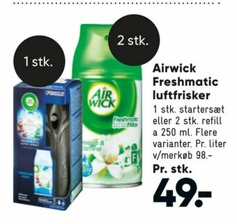 Bilka Airwick Freshmatic luftfrisker tilbud