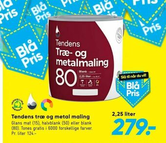 Bilka Tendens træ og metal maling tilbud