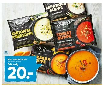 Bilka Mou specialsuppe tilbud