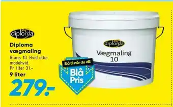 Bilka Diploma vægmaling tilbud