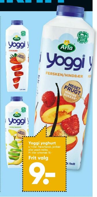 Bilka Yoggi yoghurt tilbud