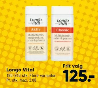 Bilka Longo Vital tilbud