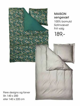Bilka MAISON sengesæt tilbud