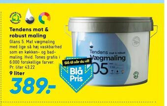 Bilka Tendens mat & robust maling tilbud
