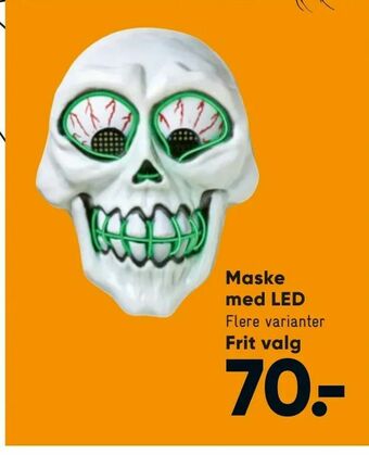 Bilka Maske med LED tilbud