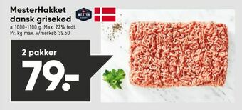Bilka MesterHakket dansk grisekød tilbud