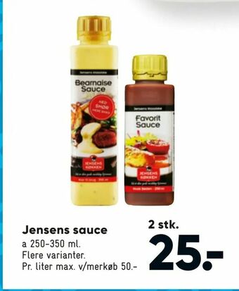 Bilka Jensens sauce tilbud