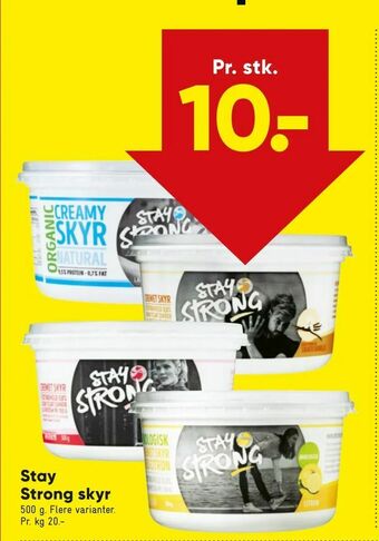 Bilka Stay Strong skyr tilbud