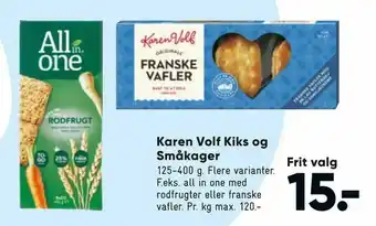 Bilka Karen Volf Kiks og Småkager tilbud